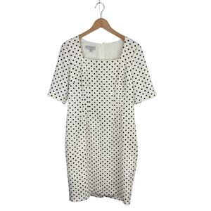 Hobbs London Polka Dot Sheath Dress